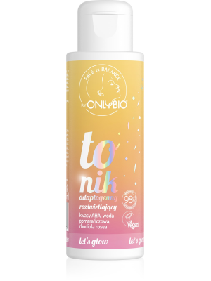 ONLYBIO Face in Balance Tonik do twarzy adaptogenny rozświetlający 100 ml
