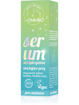 ONLYBIO Face in Balance Serum do twarzy adaptogenne zwężające pory 30 ml