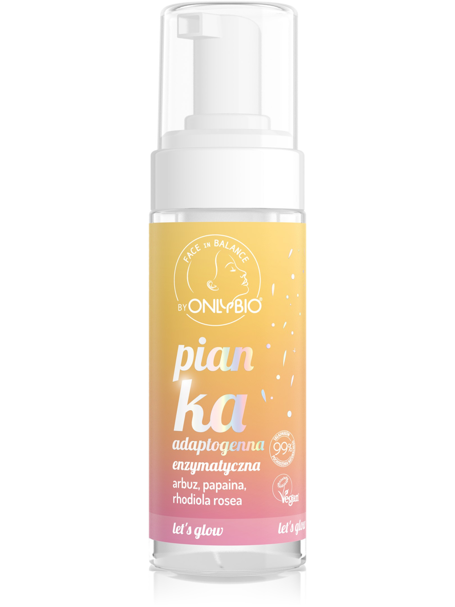 ONLYBIO Face in Balance Pianka do twarzy adaptogenna enzymatyczna 150 ml