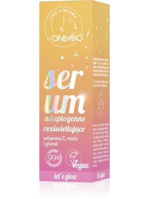 ONLYBIO Face in Balance Serum do twarzy adaptogenne rozświetlające 30 ml