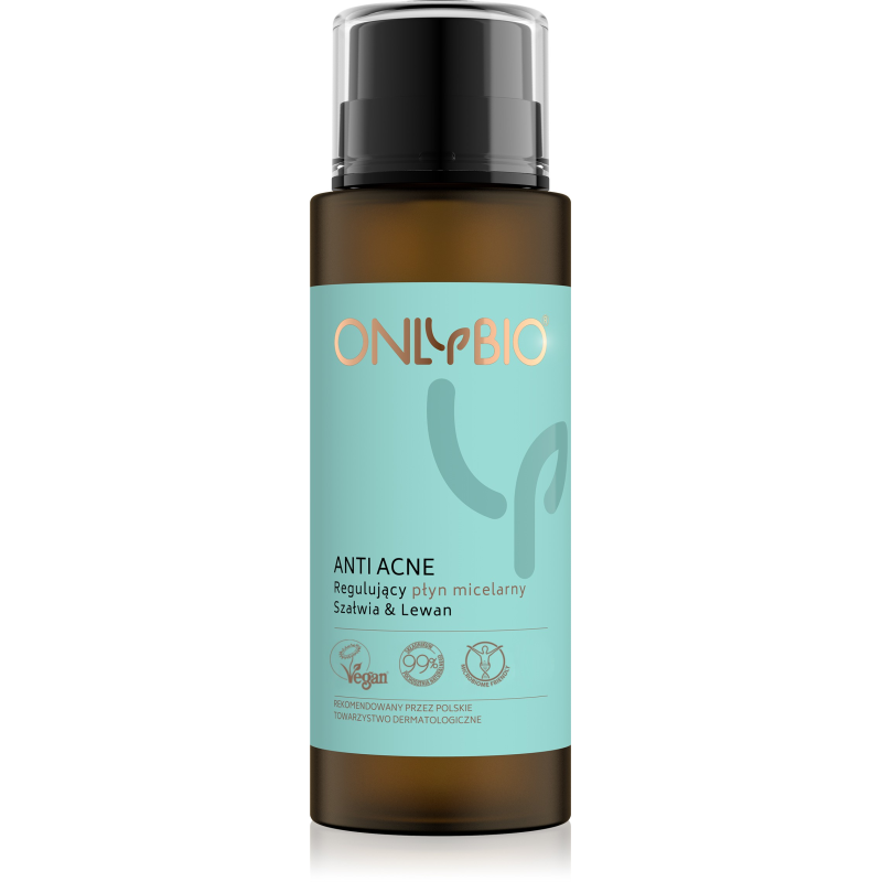 ONLYBIO Anti Acne Regulujący płyn micelarny Szałwia & Lewan 300ml