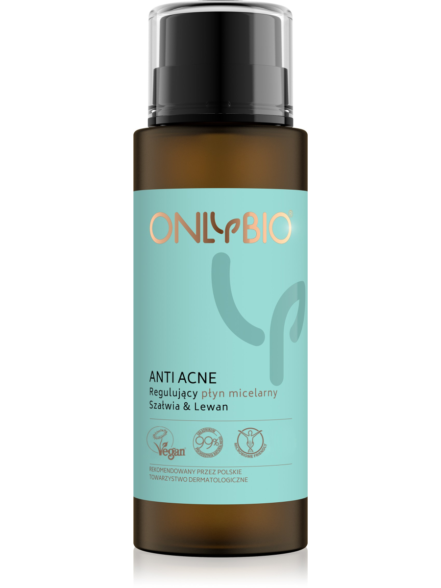 ONLYBIO Anti Acne Regulujący płyn micelarny Szałwia & Lewan 300ml