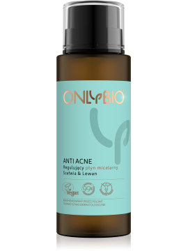 ONLYBIO Anti Acne Regulujący płyn micelarny Szałwia & Lewan 300ml